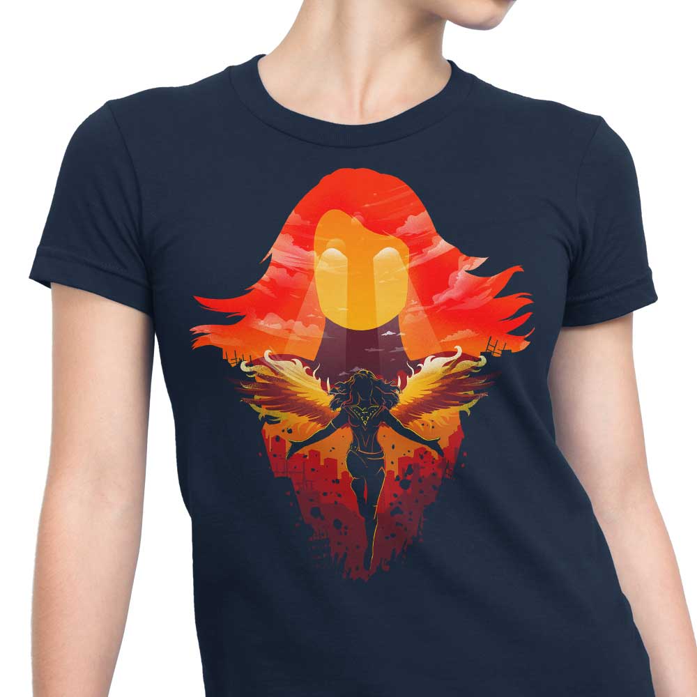 Donnie Illustrations' Phoenix Landscape Women's Fashionable Apparel