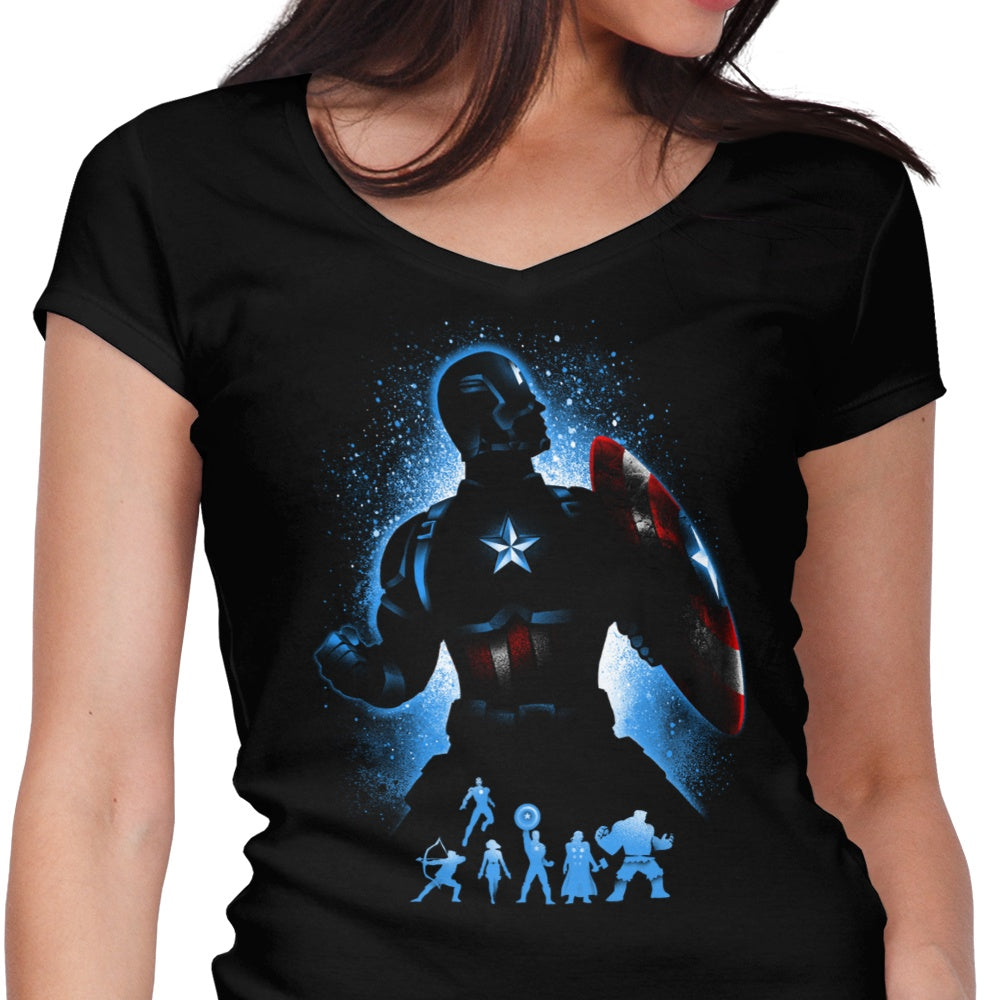 Women's Stylish V-Neck - The Man Out of Time Collection