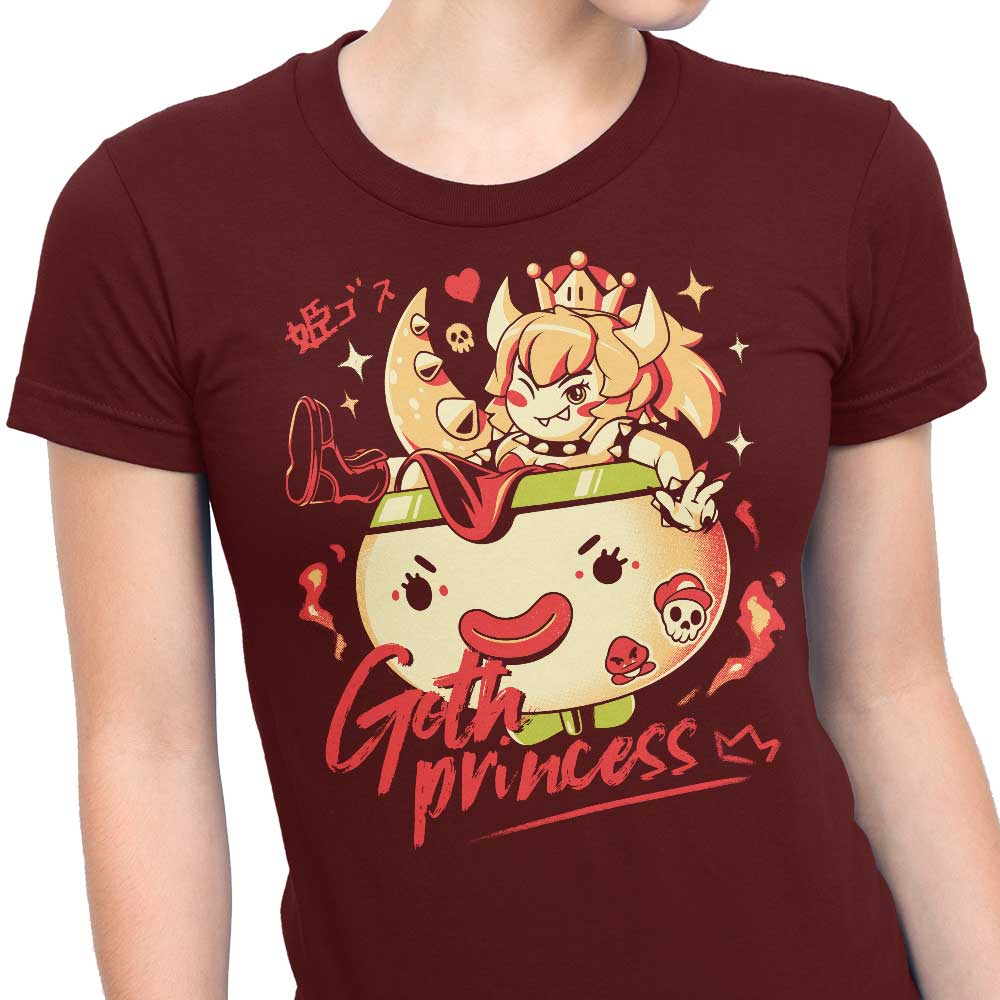 Stylish Goth Princess Women's Apparel - T-Shirts in Various Sizes