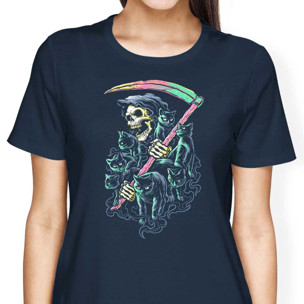 Women's Apparel - 7 Deadly Cats Collection by Glitchygorilla