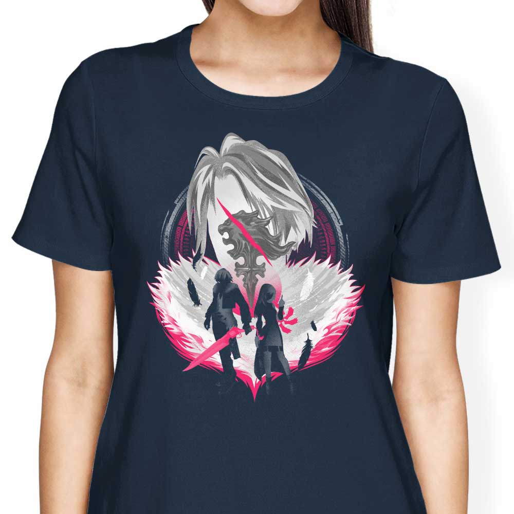 Women's Gunblade Silhouette Fashion Apparel - T-Shirts and Premium T-Shirts