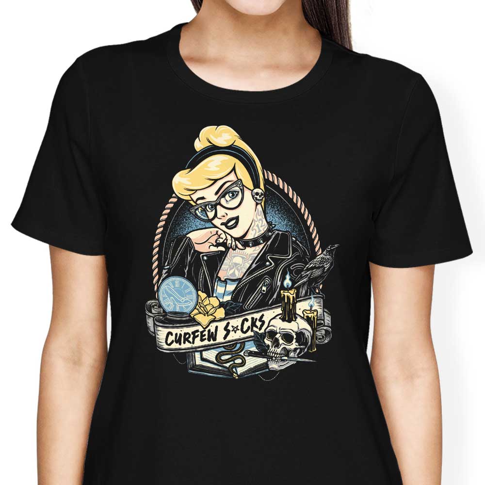 Momma Gorilla's 'Curfew Sucks' Women's Fashionable T-Shirts