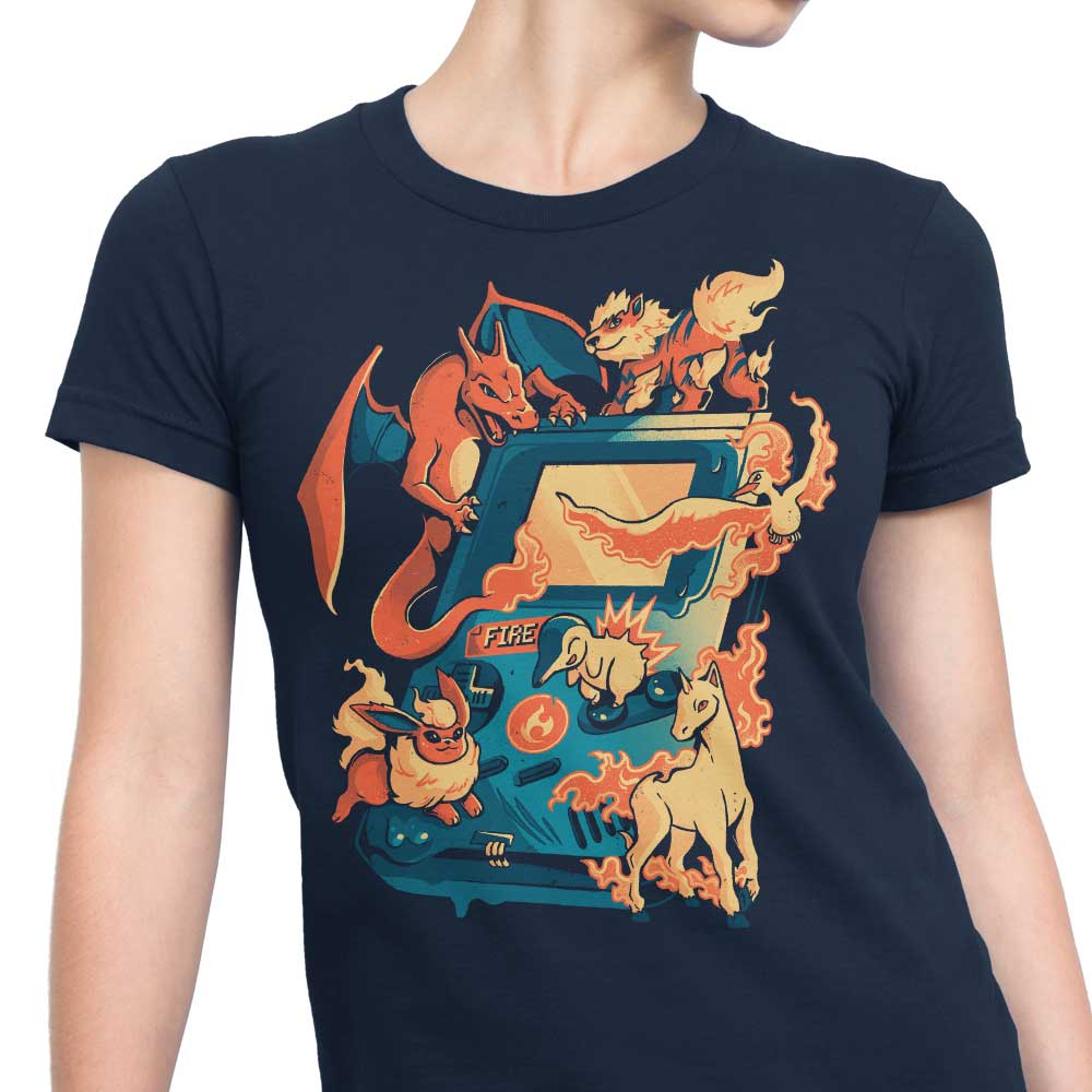 Women's Fire-themed Game Apparel Collection