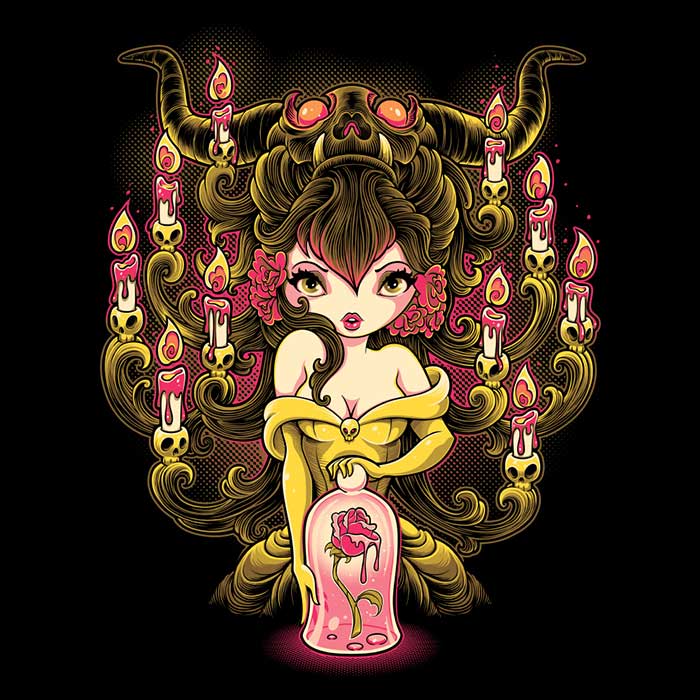 Women's Fashionable Apparel - Candelabra T-Shirts Collection