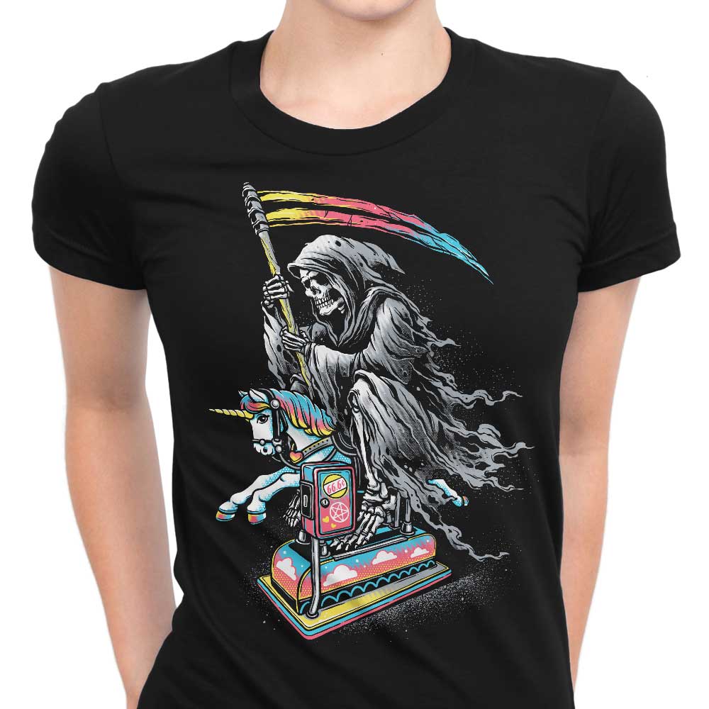 Glitchygorilla's Women's Apparel: Death Enjoying Life T-Shirts