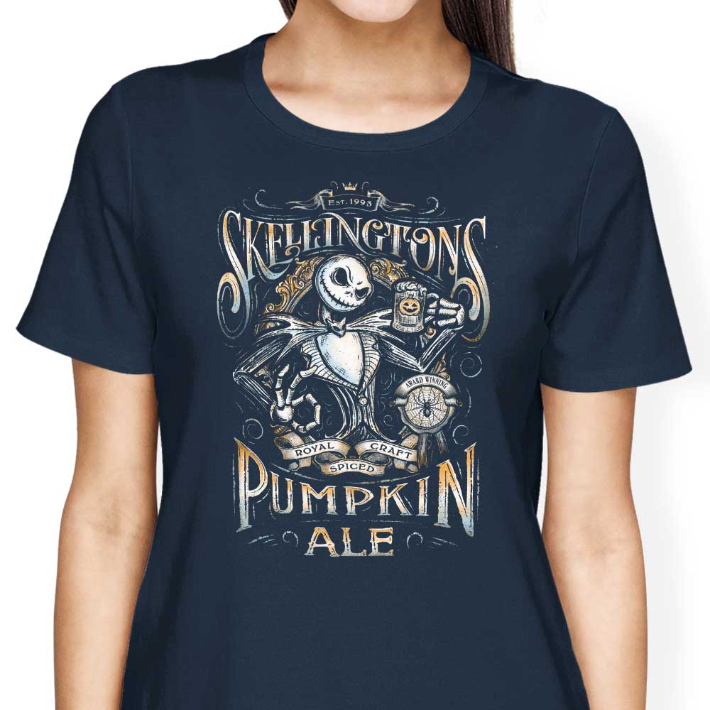 Skellington's Pumpkin Ale Women's Clothing - T-Shirts and Premium T-Shirts