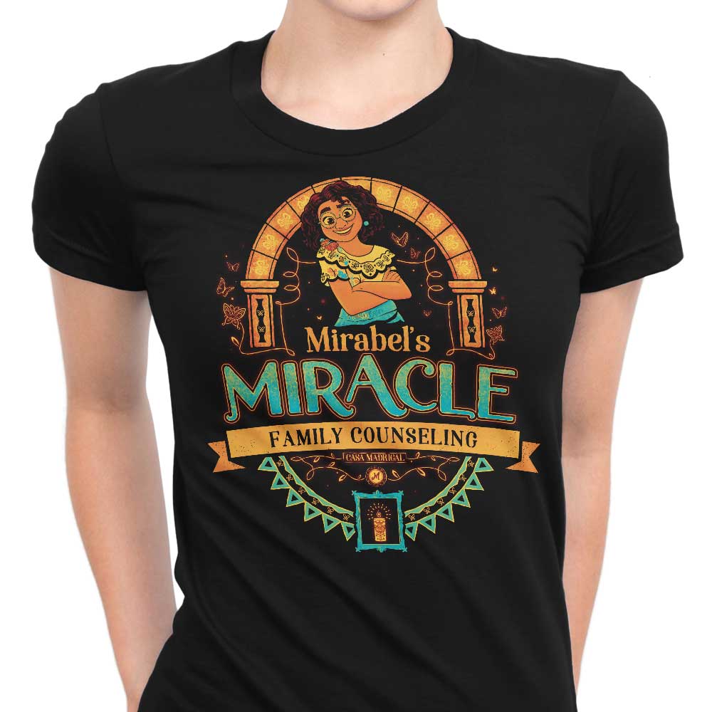 Miracle Family Counseling Brand Women's Fashionable Apparel - T-Shirts and Premium T-Shirts