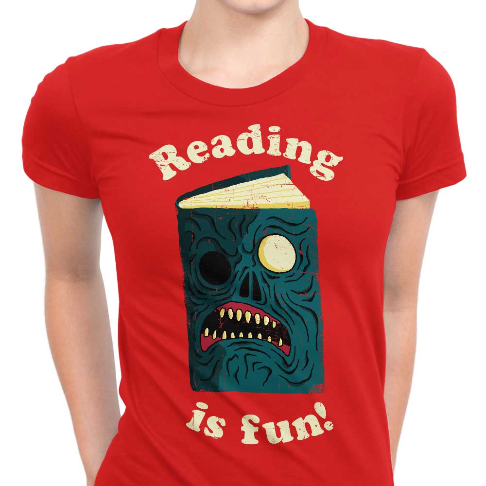 Reading Enthusiast Women's Fashionable Apparel