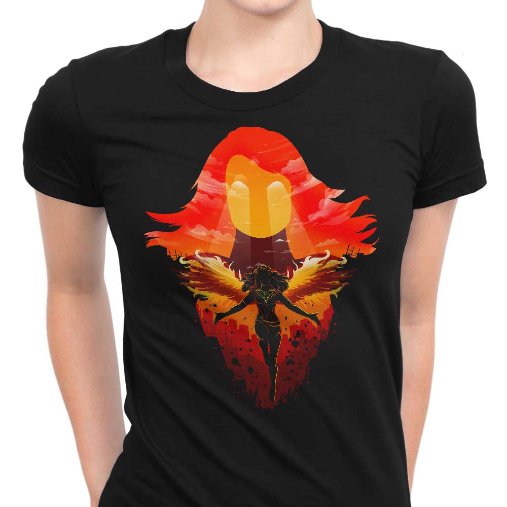 Donnie Illustrations' Phoenix Landscape Women's Fashionable Apparel