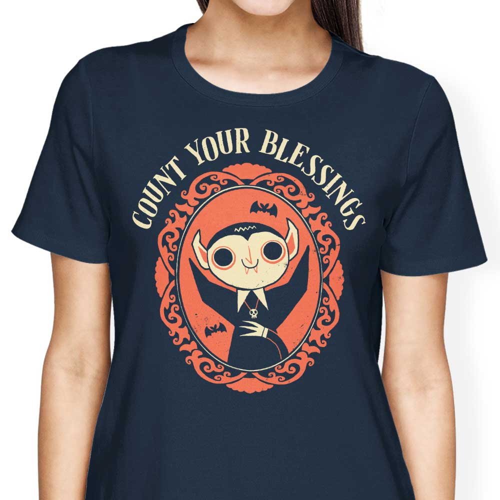 DinoMike's Count Your Blessings Women's Comfortable T-Shirts