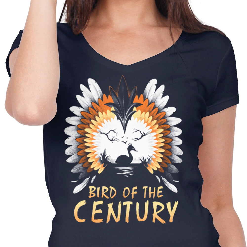 Women's V-Neck T-Shirt - The Bird of the Century