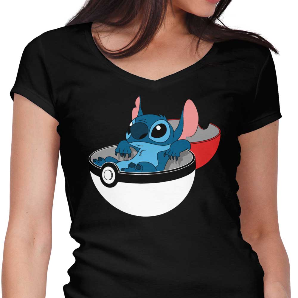 Stylish Women's V-Neck by Lilsquiggle - Style 626