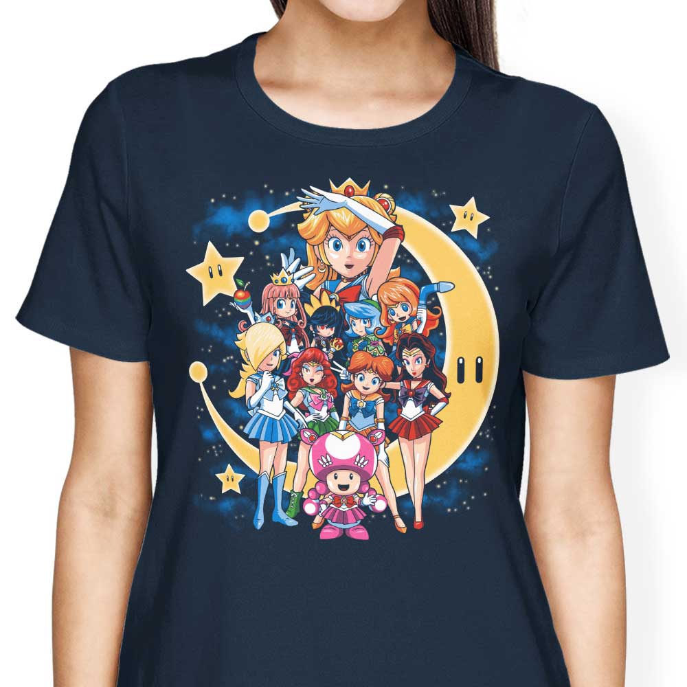 Prime Premne Design Women's Sailor Mushroom T-Shirts in Various Sizes