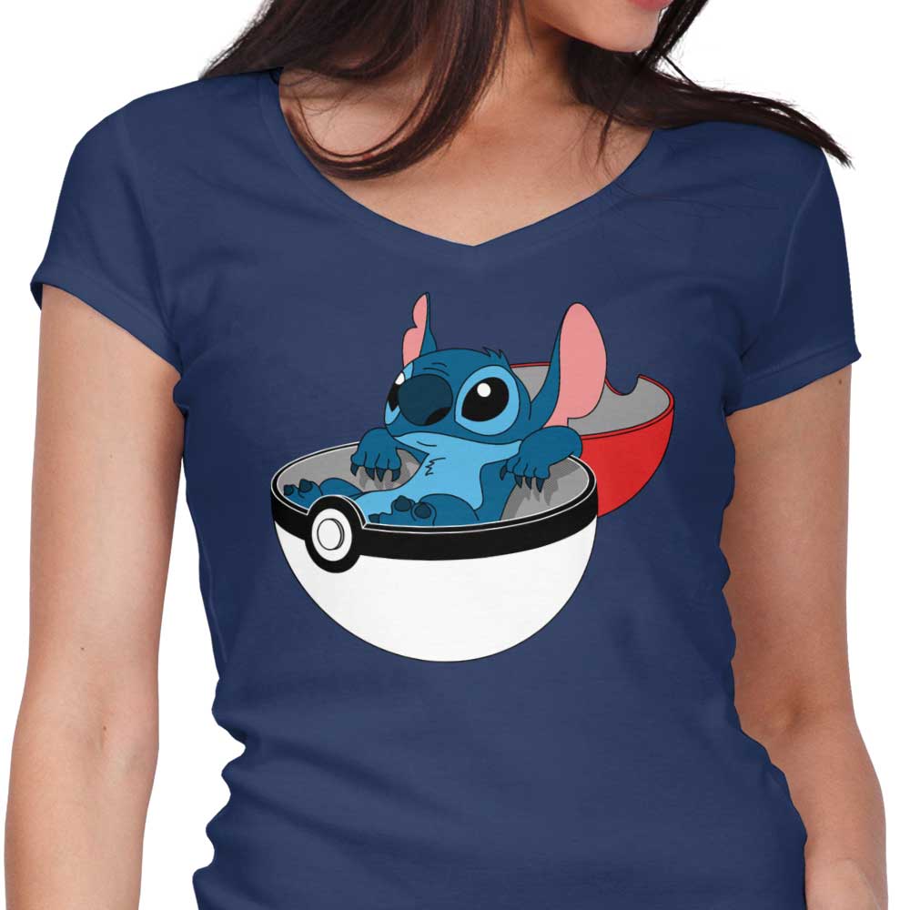 Stylish Women's V-Neck by Lilsquiggle - Style 626