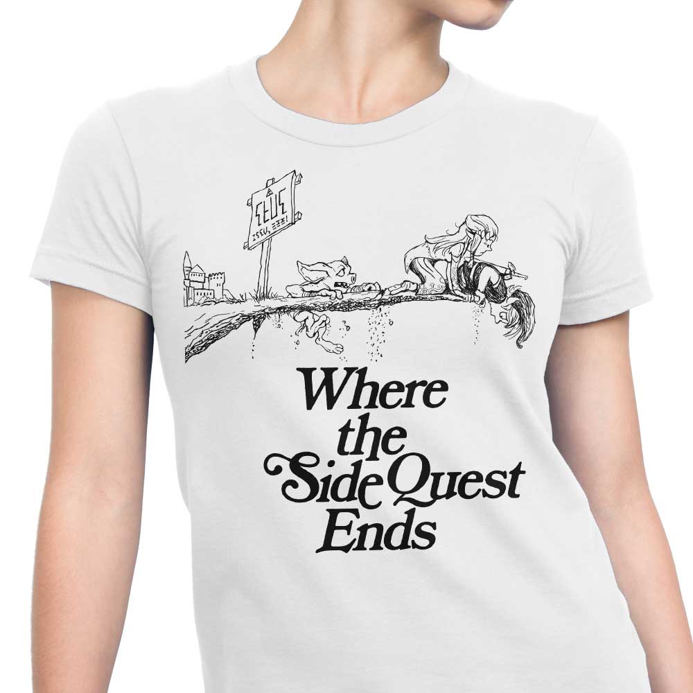 DJKopet's 'Where the Side Quest Ends' Women's Stylish Apparel