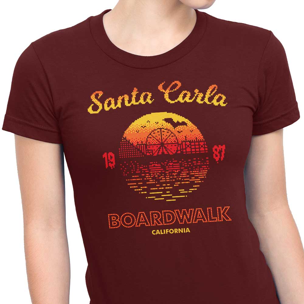 Stationjack's Santa Carla Sunset Women's Fashion Apparel - T-Shirts Collection