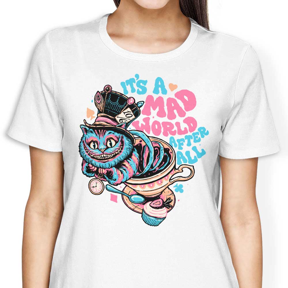 Mad World Cat Brand Women's Fashion Apparel - T-Shirts and Premium T-Shirts