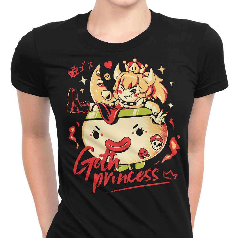 Stylish Goth Princess Women's Apparel - T-Shirts in Various Sizes