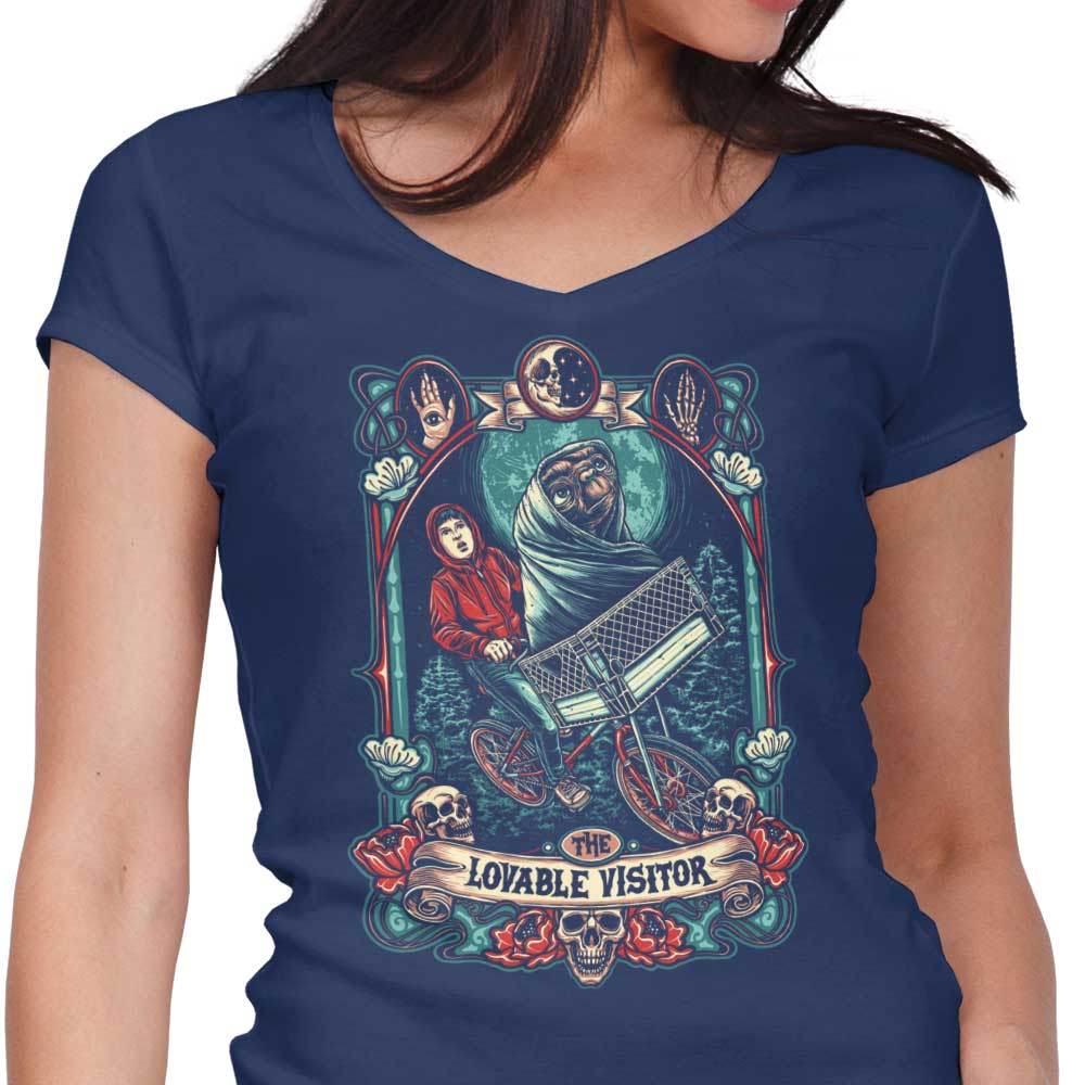 The Adorable Female V - Neck Visitor's Top