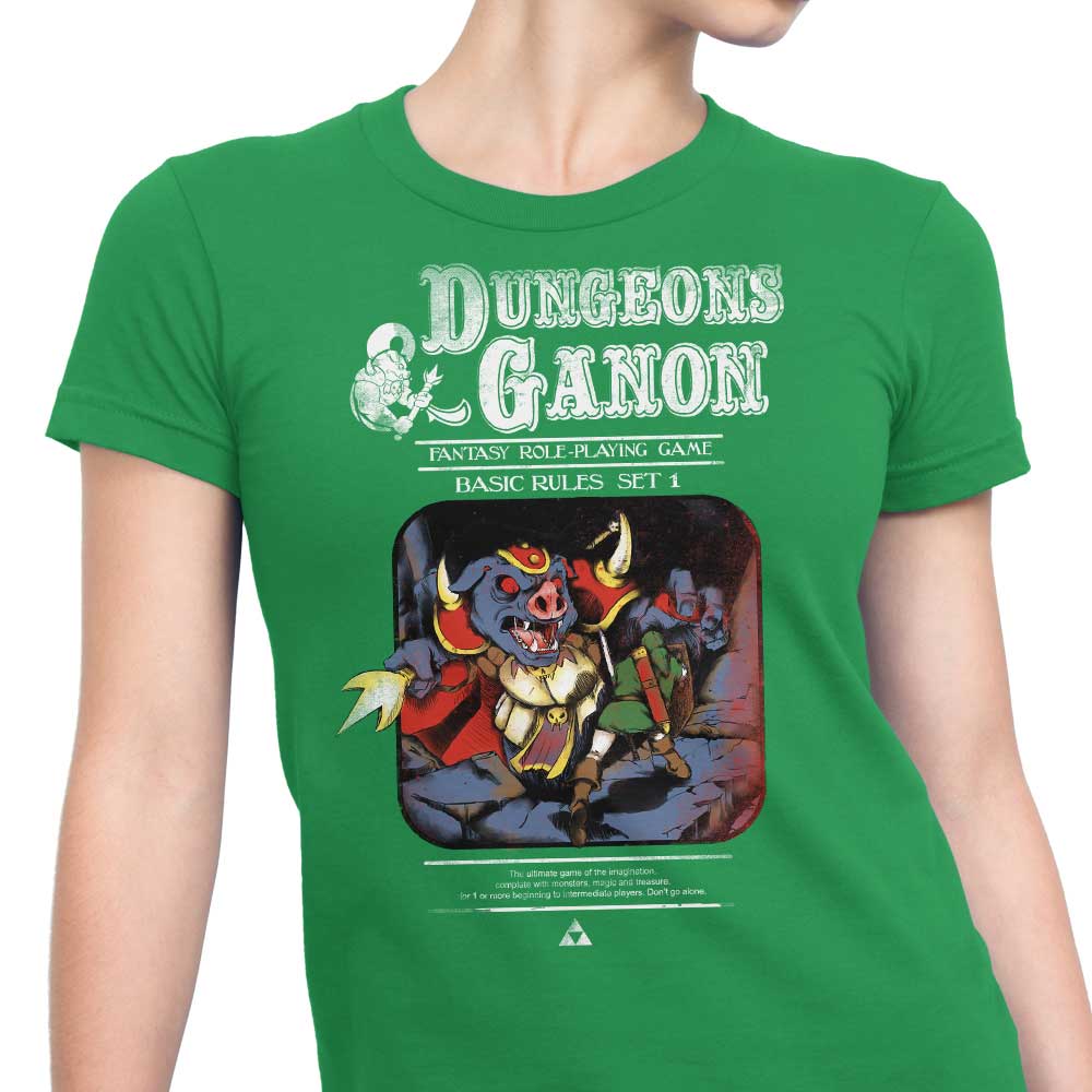 Women's Dungeons and Ganon Themed Apparel - T-Shirts and Premium T-Shirts