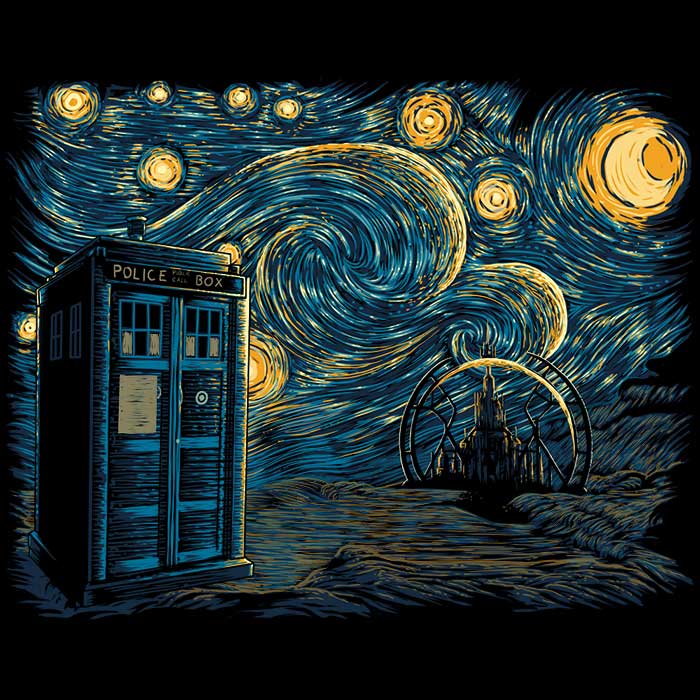 Starry Gallifrey Women's Fashionable Cotton T-Shirts