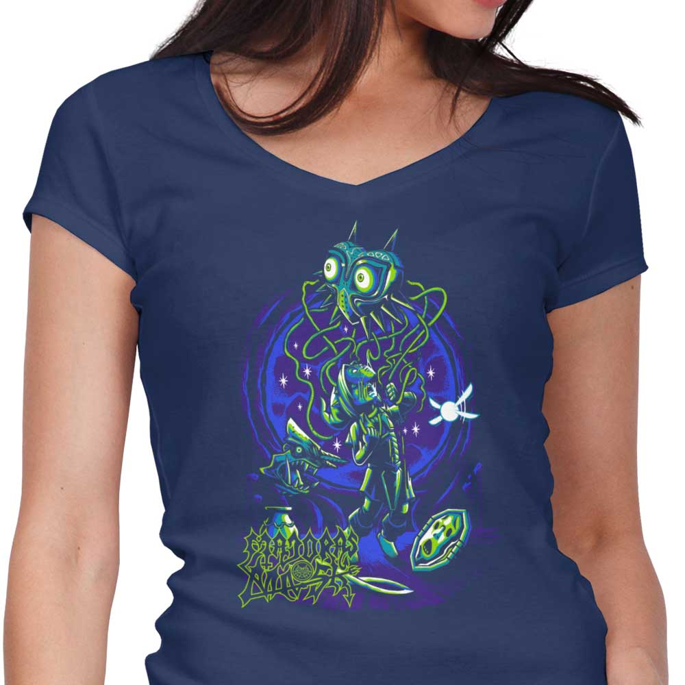 Women's Fashionable V-Neck Top - End of Termina