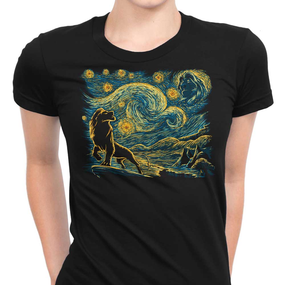 Ddjvigo's Starry King - Stylish Women's T-Shirts in Various Sizes