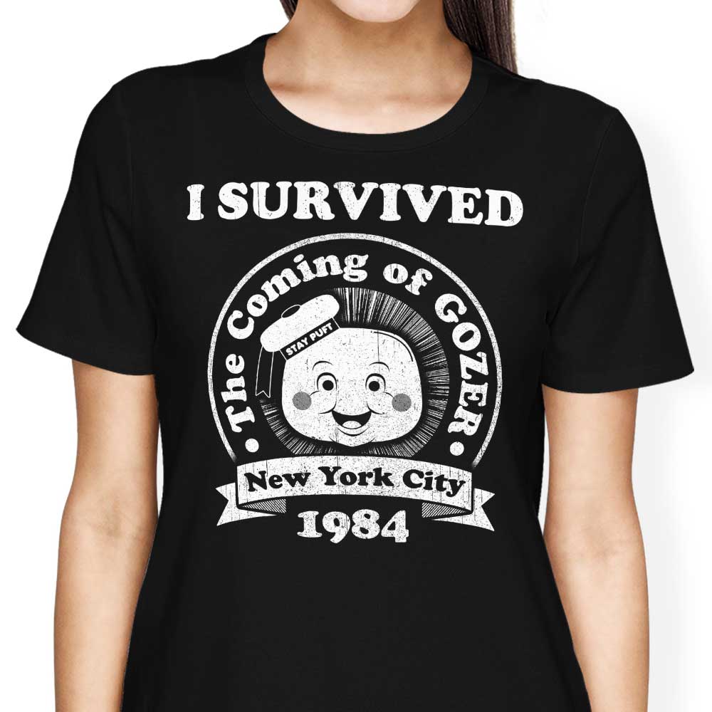 Women's Stylish 'I Survived Gozer' Apparel