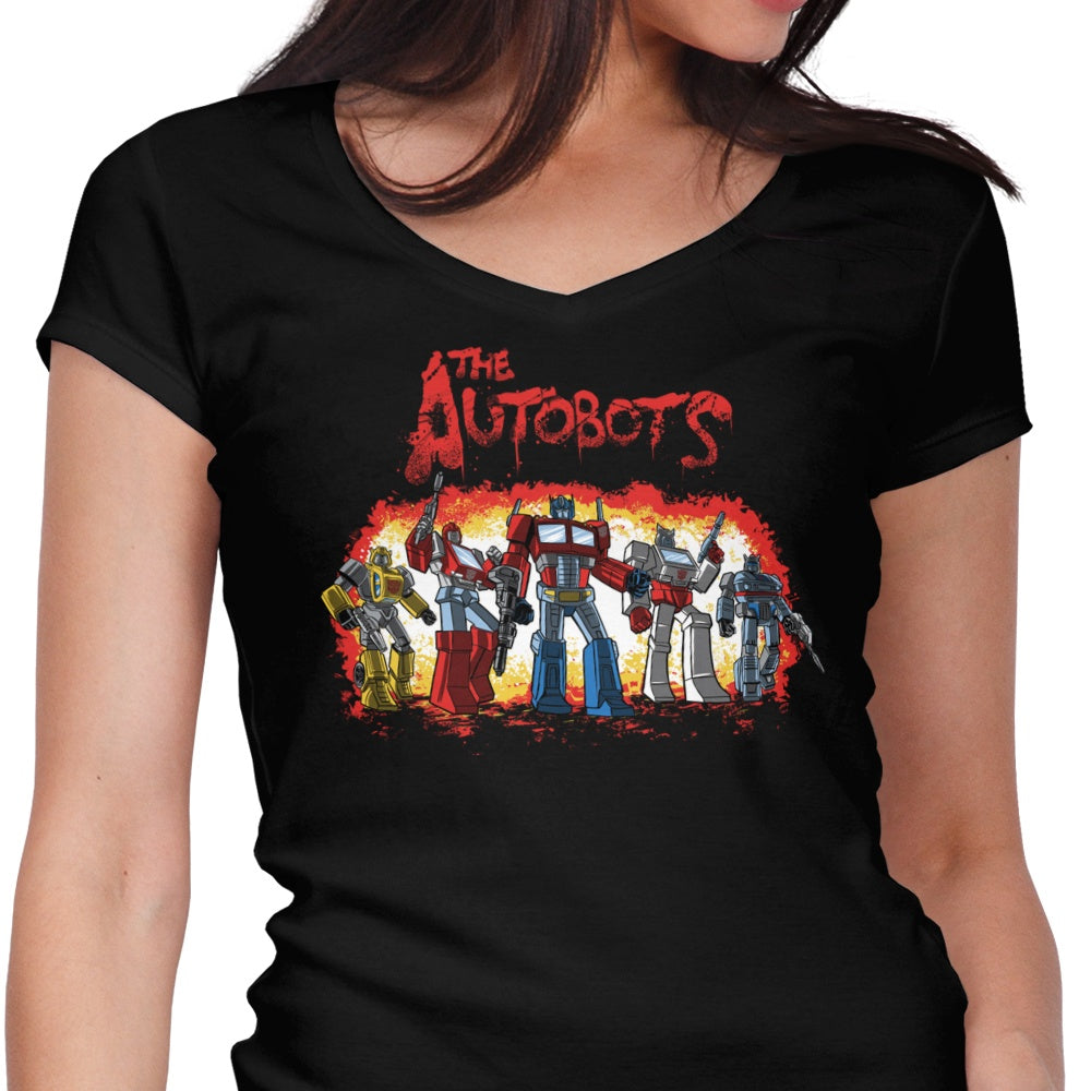 Zascanauta's Stylish Women's Autobots V-Neck Top