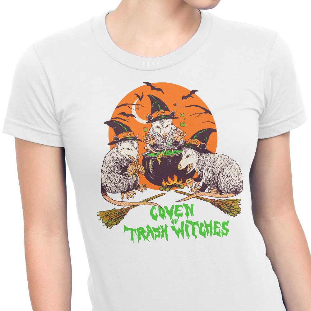 Stylish Women's Apparel: Coven of Trash Witches T-Shirts