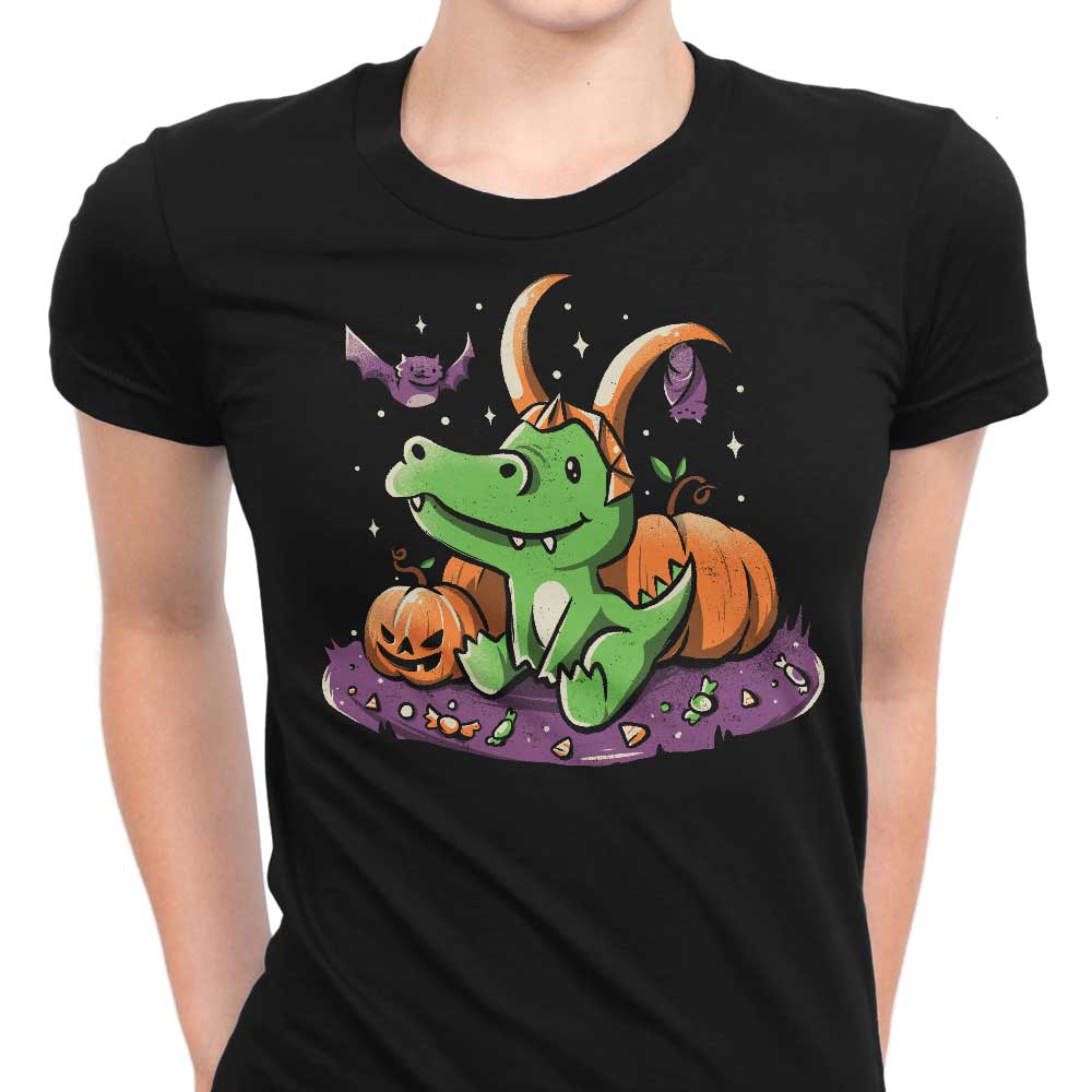 Spooky Alligator Women's Fashion Apparel - T-Shirts and Premium T-Shirts