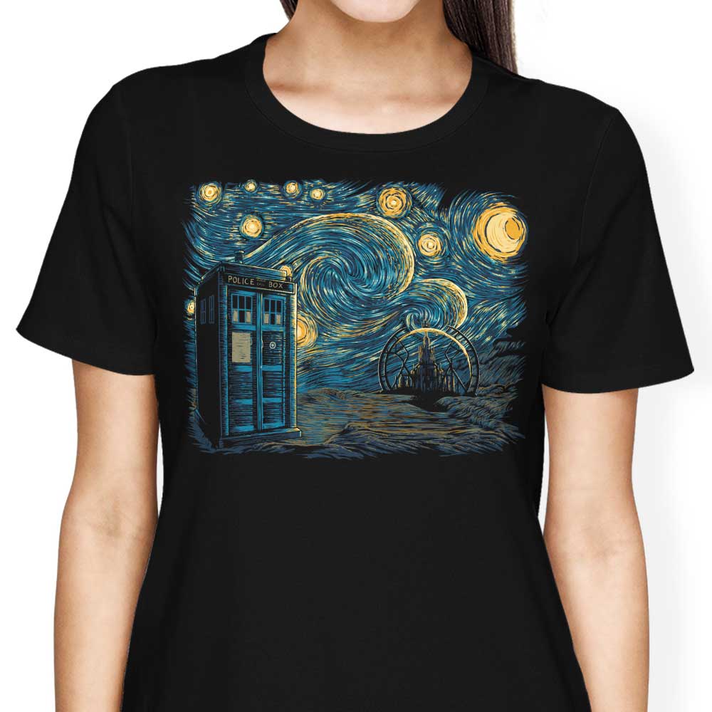 Starry Gallifrey Women's Fashionable Cotton T-Shirts