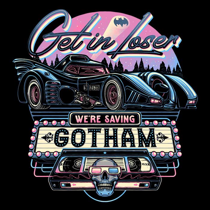 Women's Stylish V-Neck Tee - Saving Gotham Design