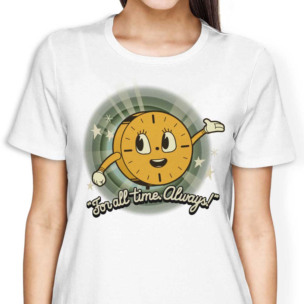 Harebrained Women's Apparel - That's All The Time We Have T-Shirts