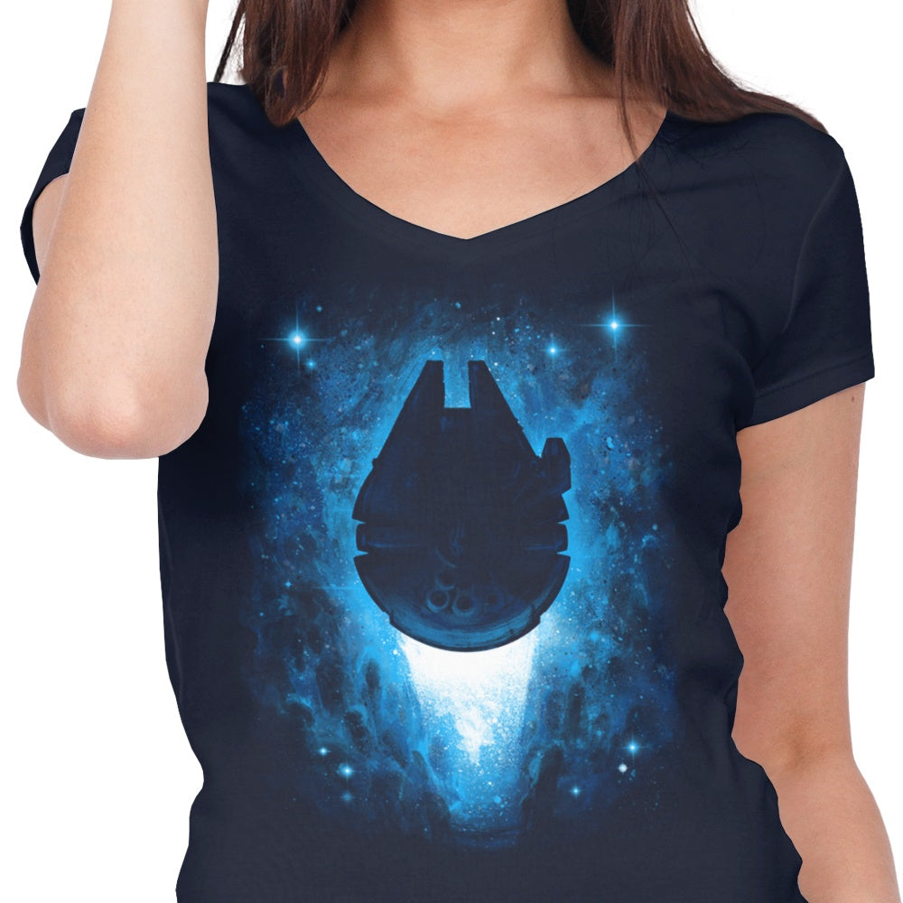 Women's V-Neck T-Shirt - Kessel Run Collection
