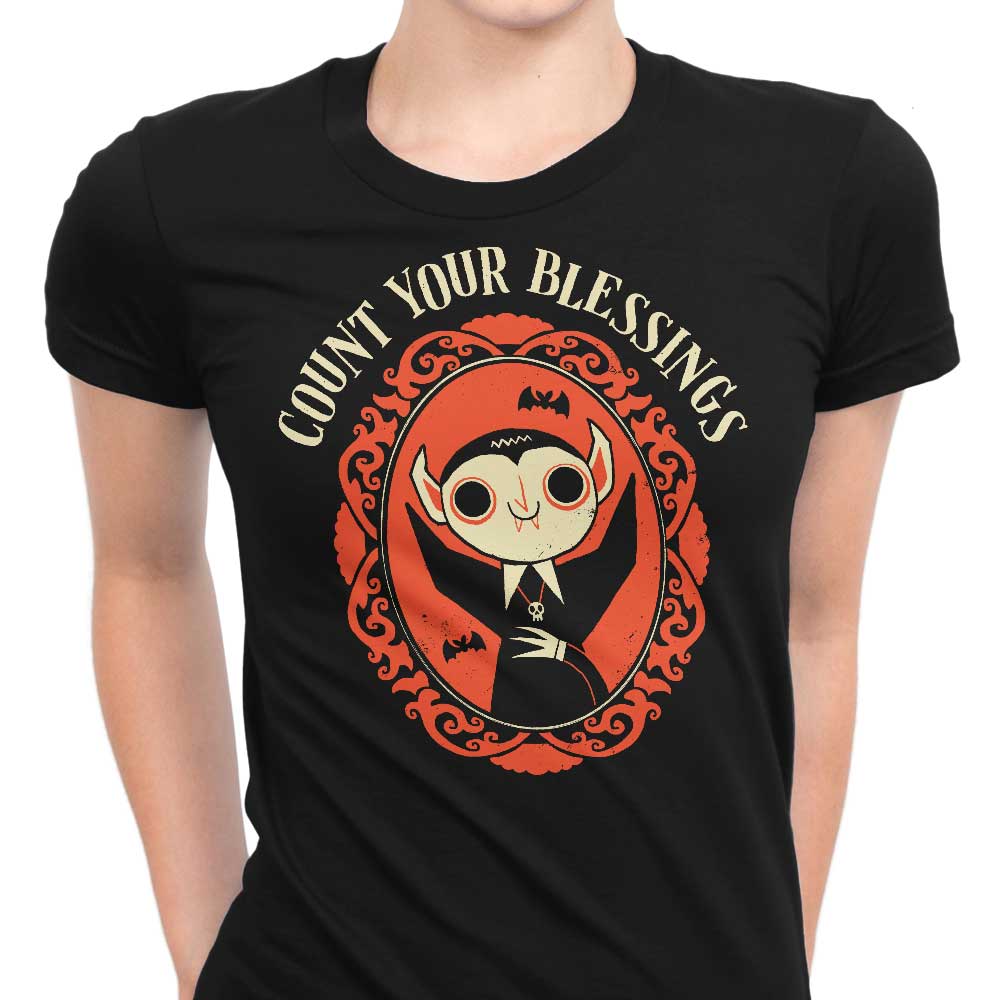 DinoMike's Count Your Blessings Women's Comfortable T-Shirts