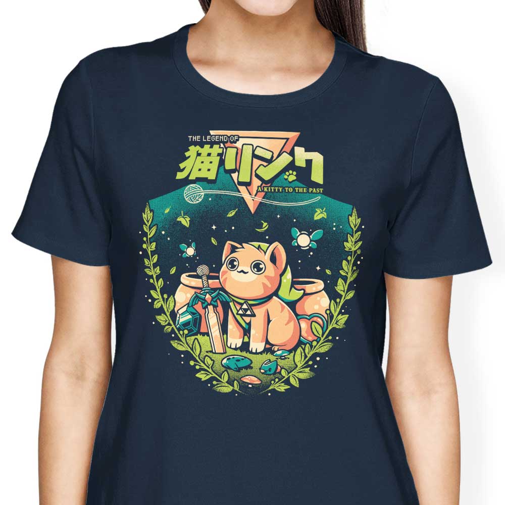 Women's Retro - Inspired Cat - Themed Apparel - A Cat to the Past