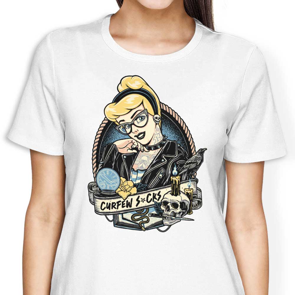 Momma Gorilla's 'Curfew Sucks' Women's Fashionable T-Shirts