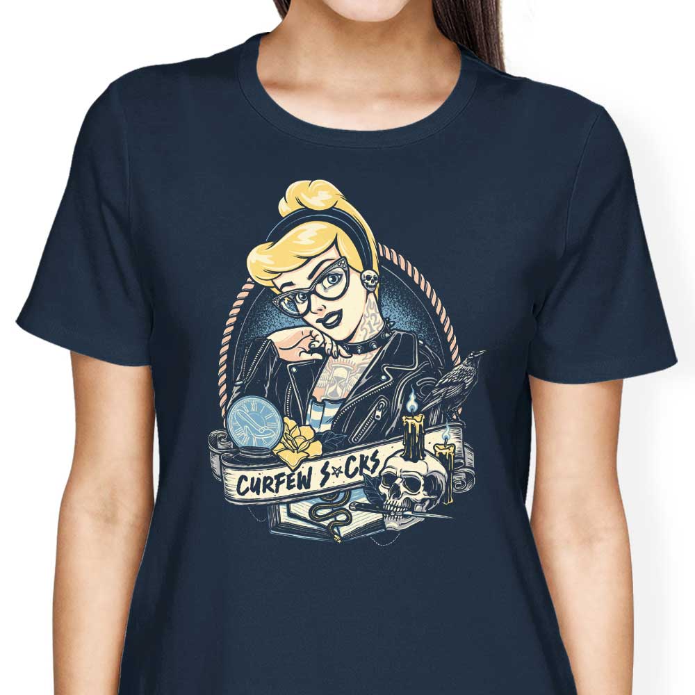 Momma Gorilla's 'Curfew Sucks' Women's Fashionable T-Shirts