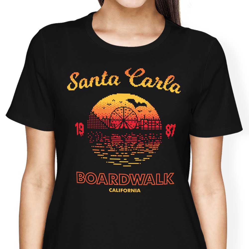 Stationjack's Santa Carla Sunset Women's Fashion Apparel - T-Shirts Collection