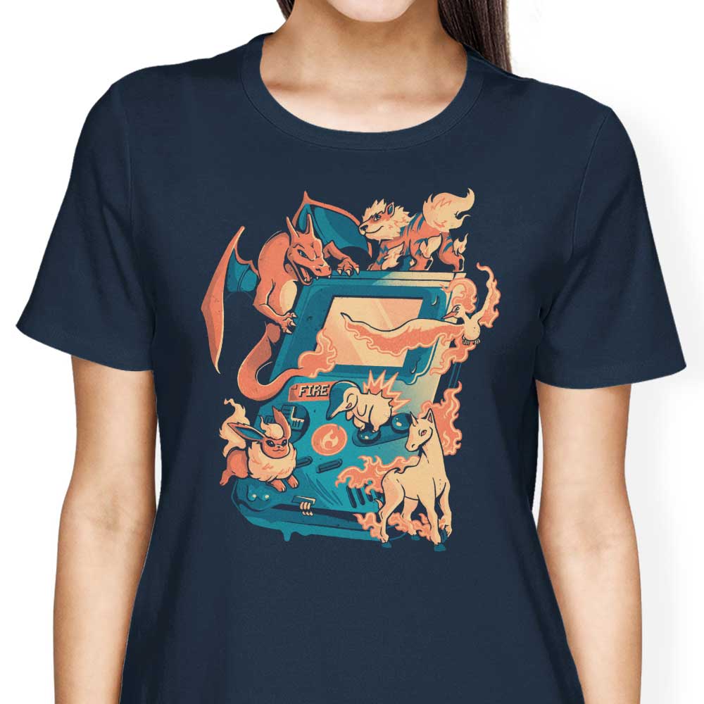 Women's Fire-themed Game Apparel Collection