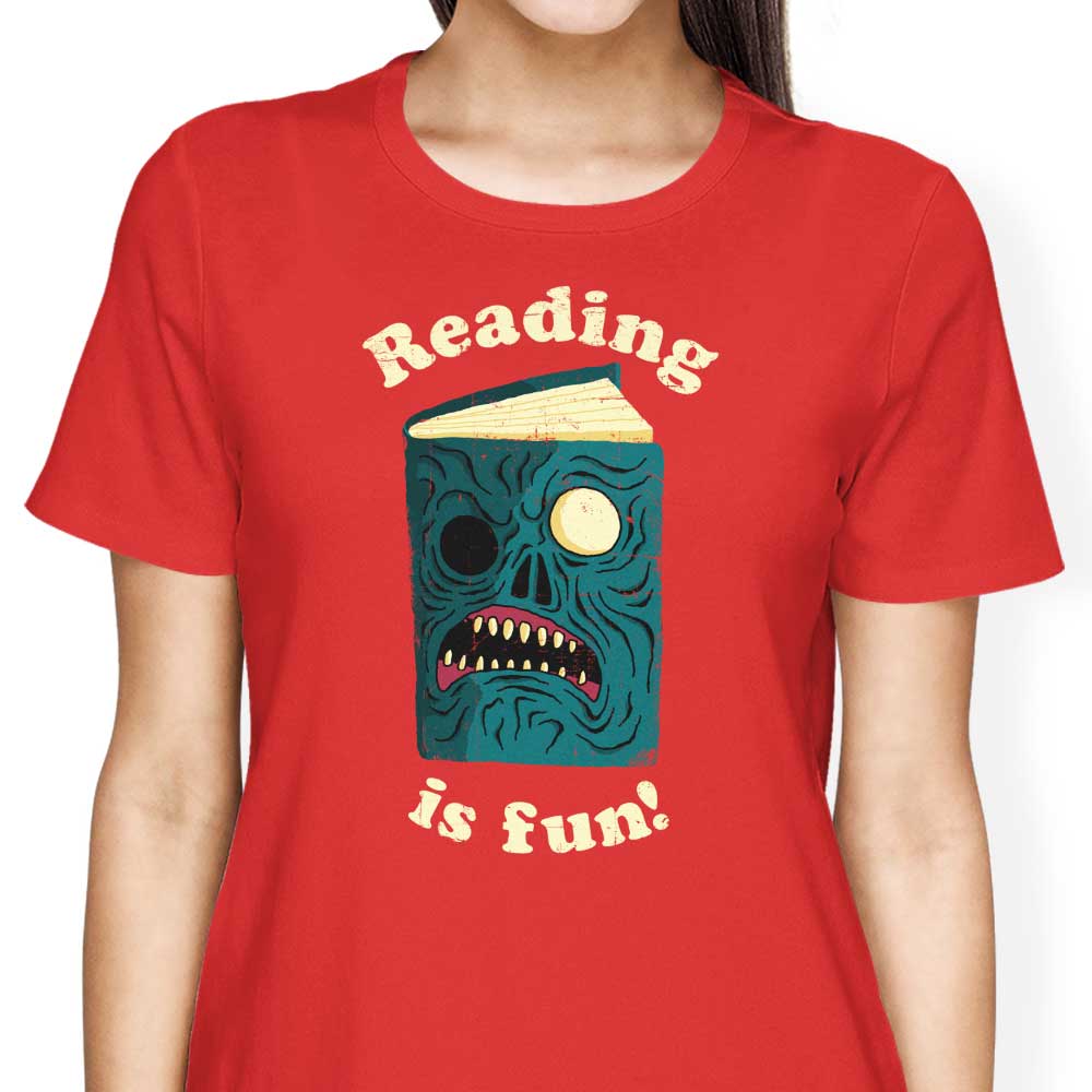 Reading Enthusiast Women's Fashionable Apparel
