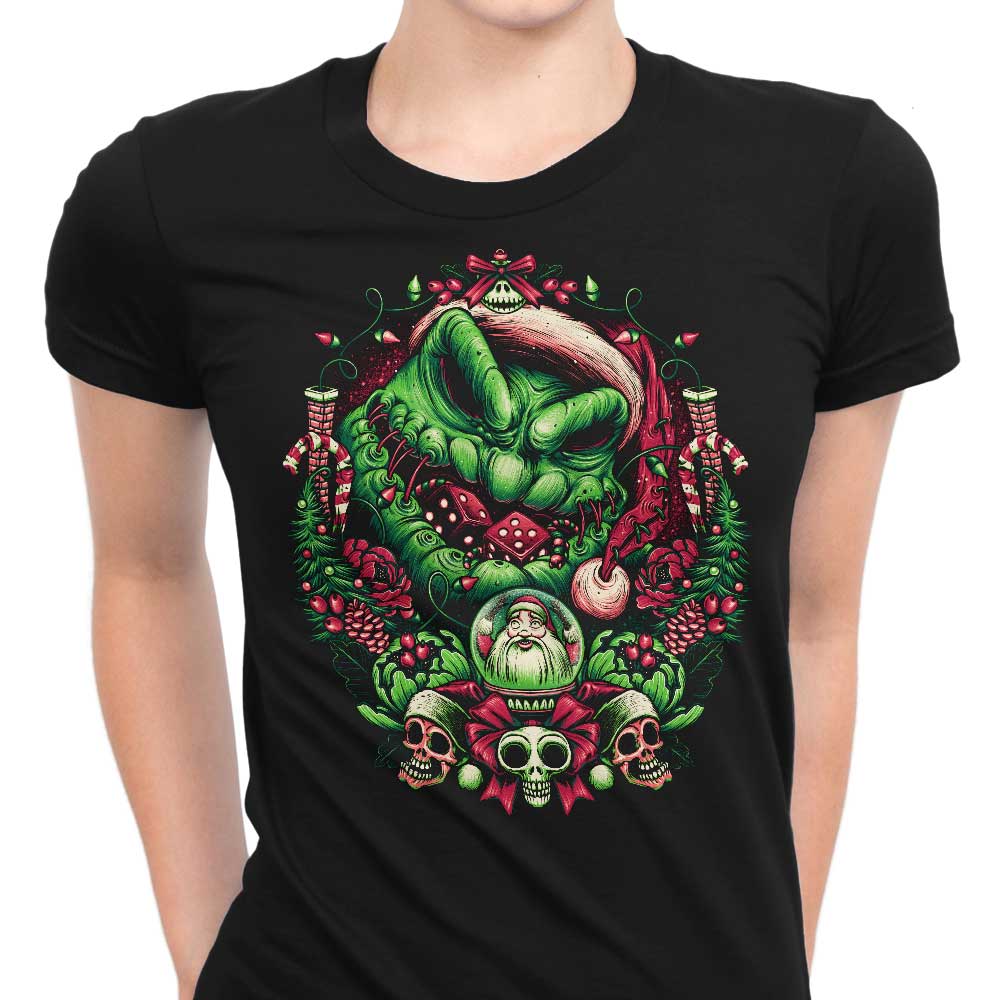 Glitchygorilla's Christmas Boogeyman Women's Clothing Collection - T-Shirts and Premium T-Shirts