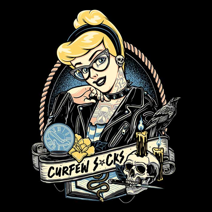 Momma Gorilla's 'Curfew Sucks' Women's Fashionable T-Shirts