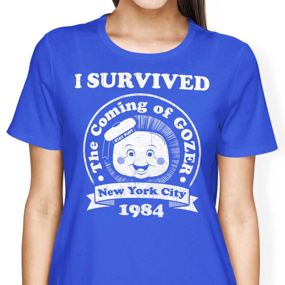 Women's Stylish 'I Survived Gozer' Apparel