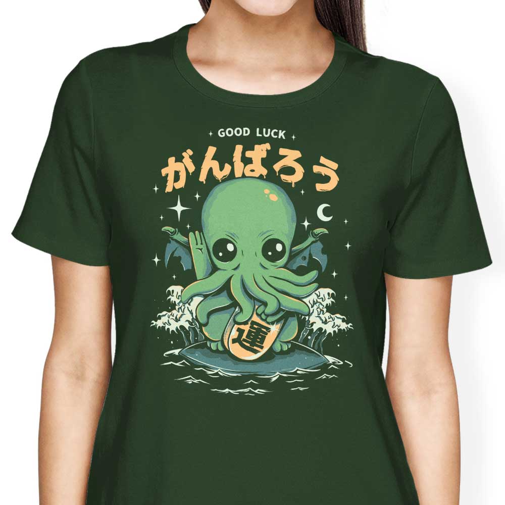 Ilustrata's Good Luck Cthulhu Women's Comfortable T - Shirts