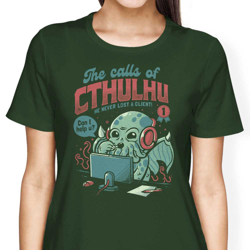 Eerie Cthulhu Calls - Stylish Women's T-Shirts Collection