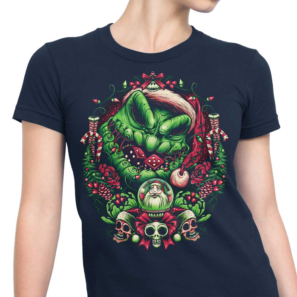 Glitchygorilla's Christmas Boogeyman Women's Clothing Collection - T-Shirts and Premium T-Shirts