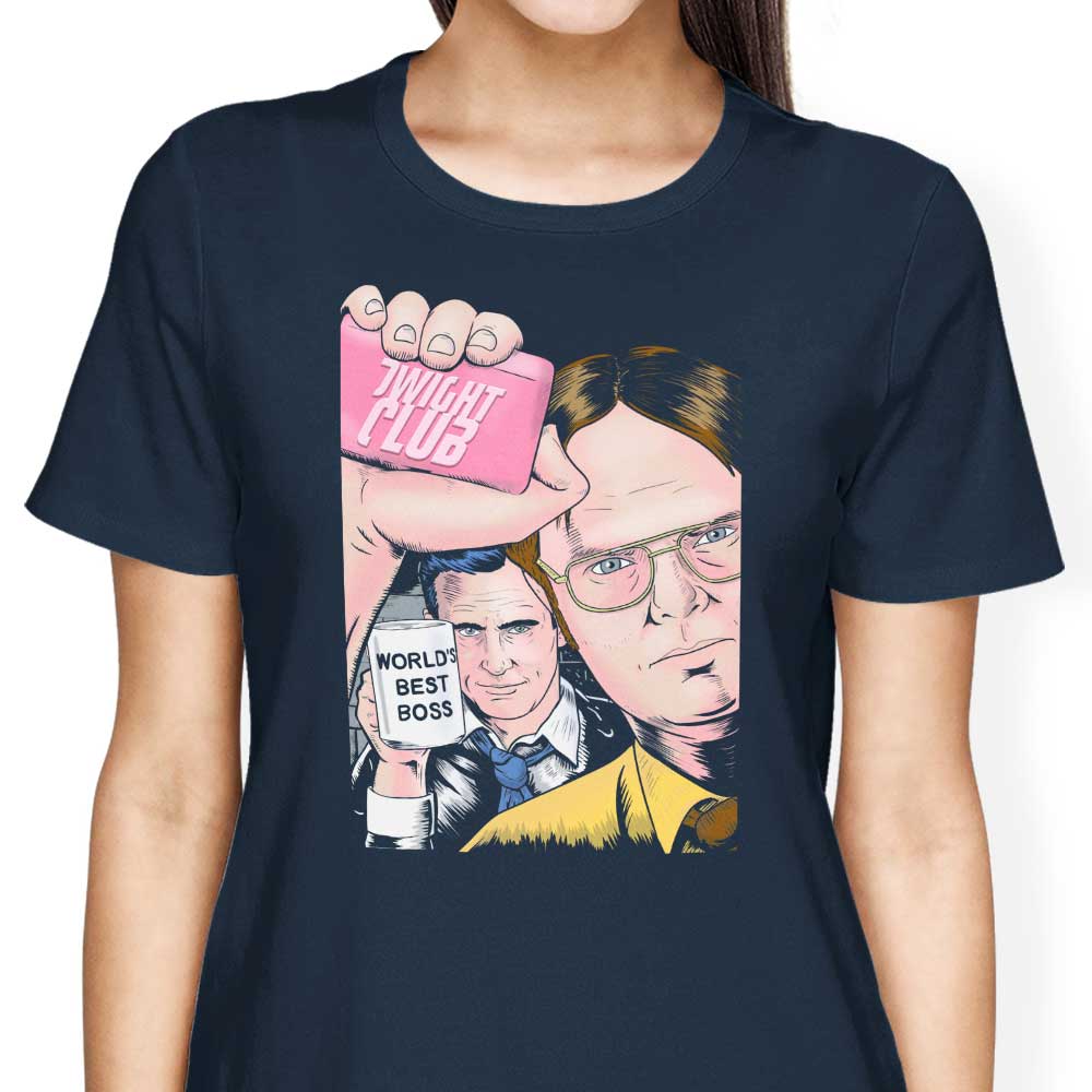 MarianoSan's Dwight Club - Stylish Women's T-Shirts in Various Sizes