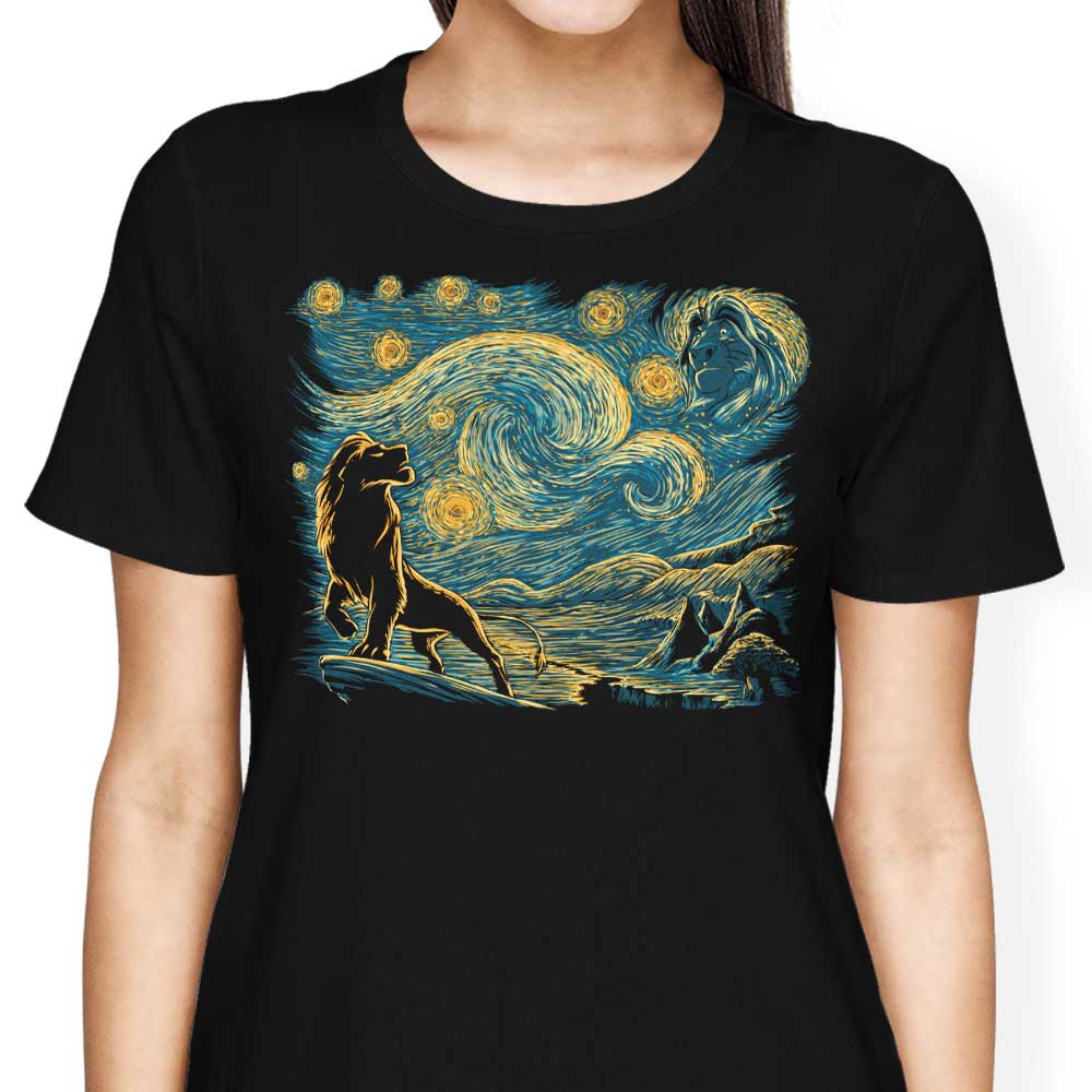 Ddjvigo's Starry King - Stylish Women's T-Shirts in Various Sizes